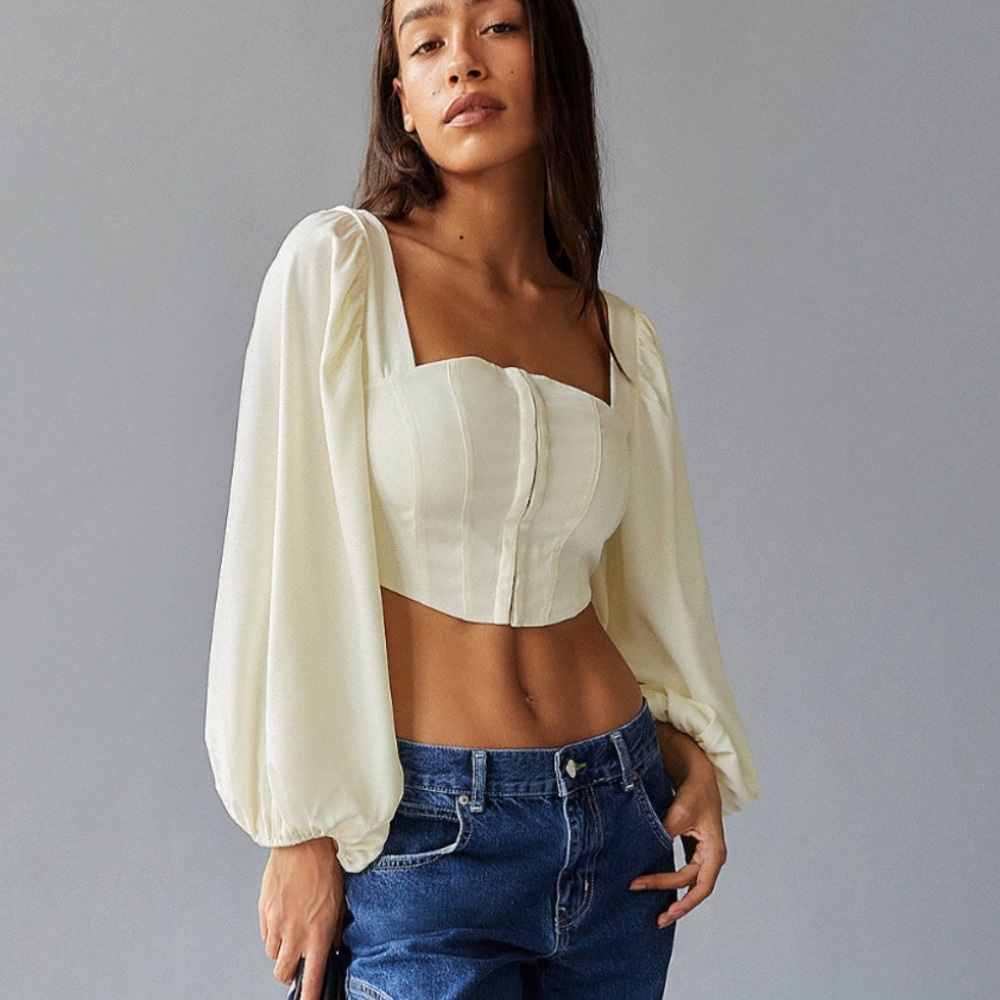 UO Maddie Bustier Blouse